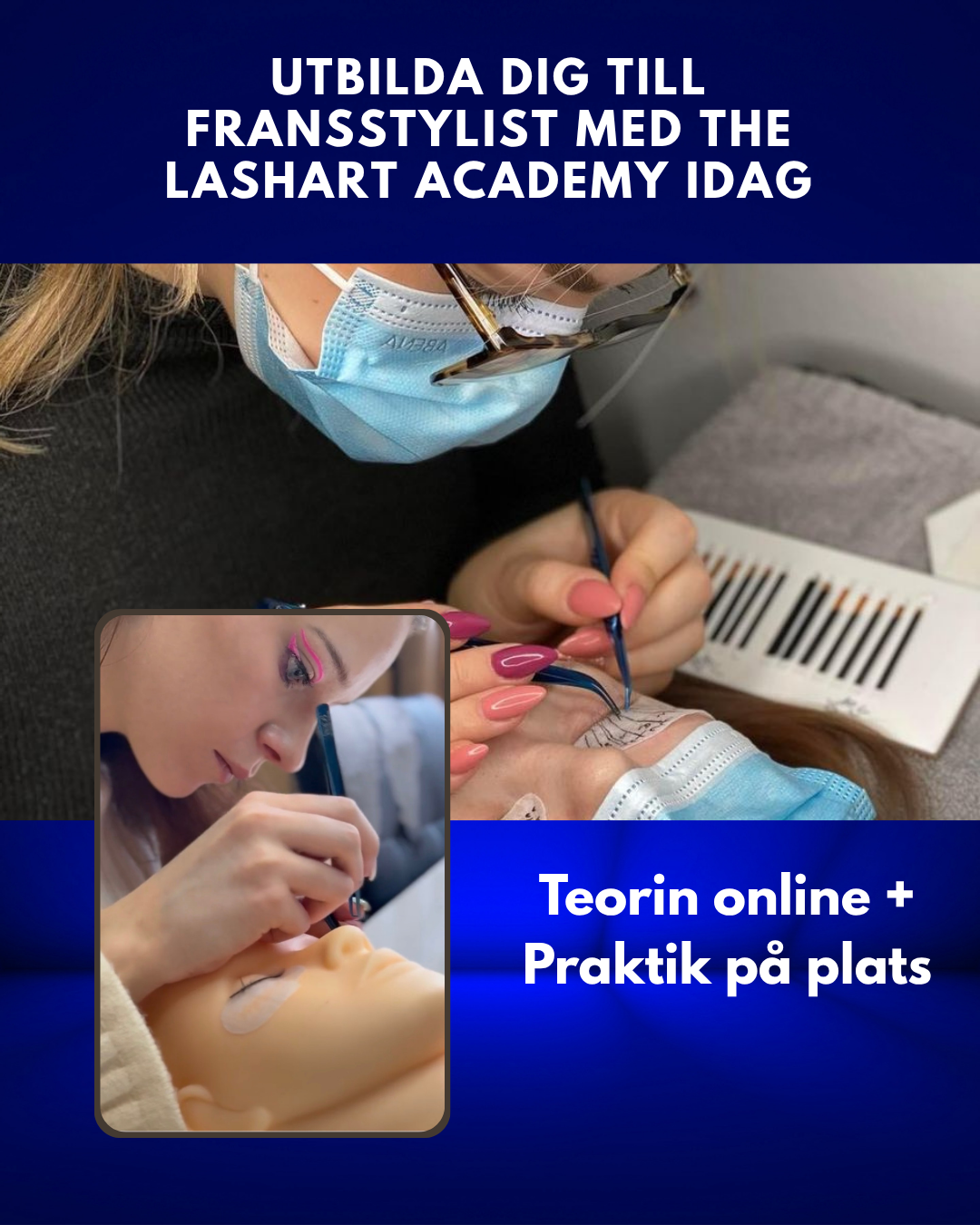 Fransstylist – Grundutbildning i Singel &amp; Volym