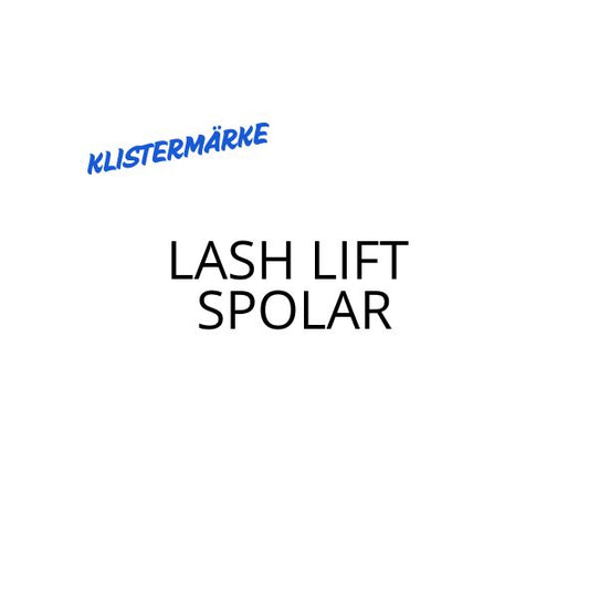 Lash Lift Spolar – Klistermärke för smart organisering
